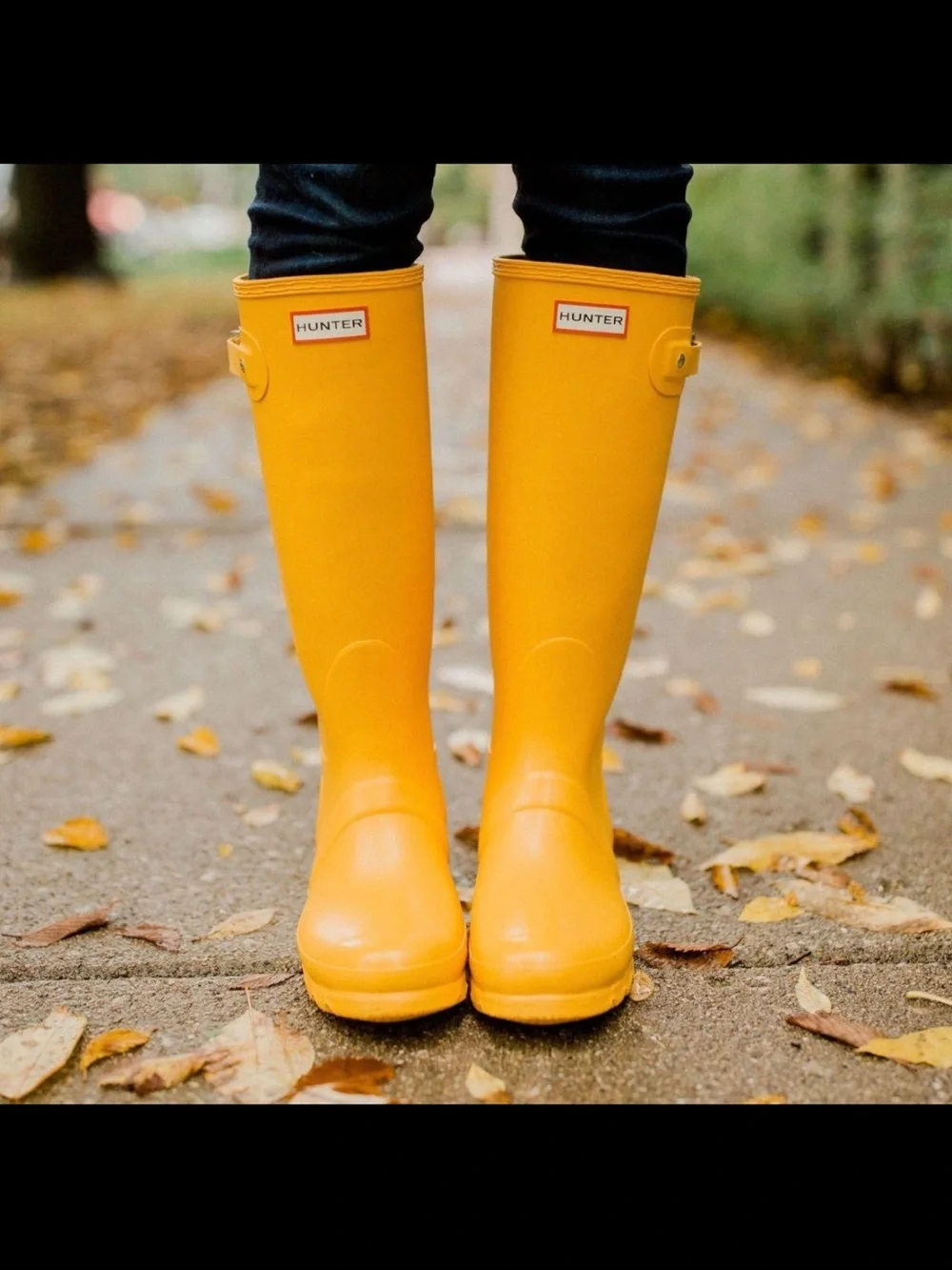 Hunter Tall Orginial Gloss Rain Boots - Bright Yellow